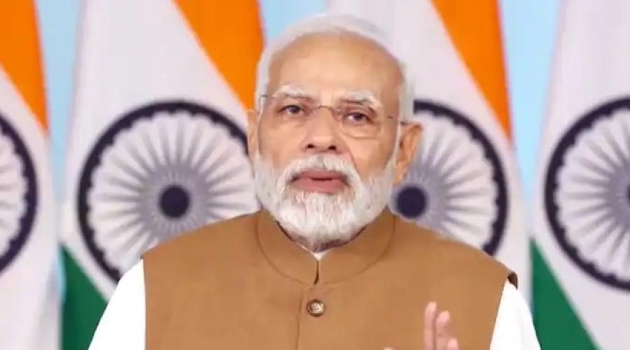 Hon'ble Prime Minister, Shri Narendra Modi, launching 75 Digital Banking Units across 75 districts via NIC video conferencing on November 16, 2022