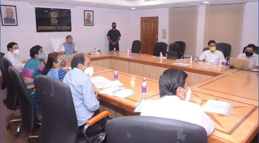 Honble CM Assam reviews Kritagyata Portal