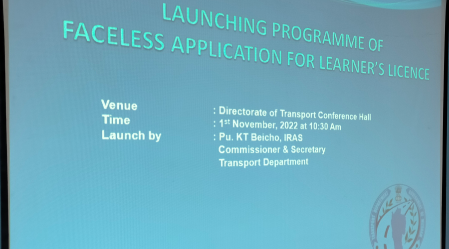  Launching of Faceless Learners License in Mizoram