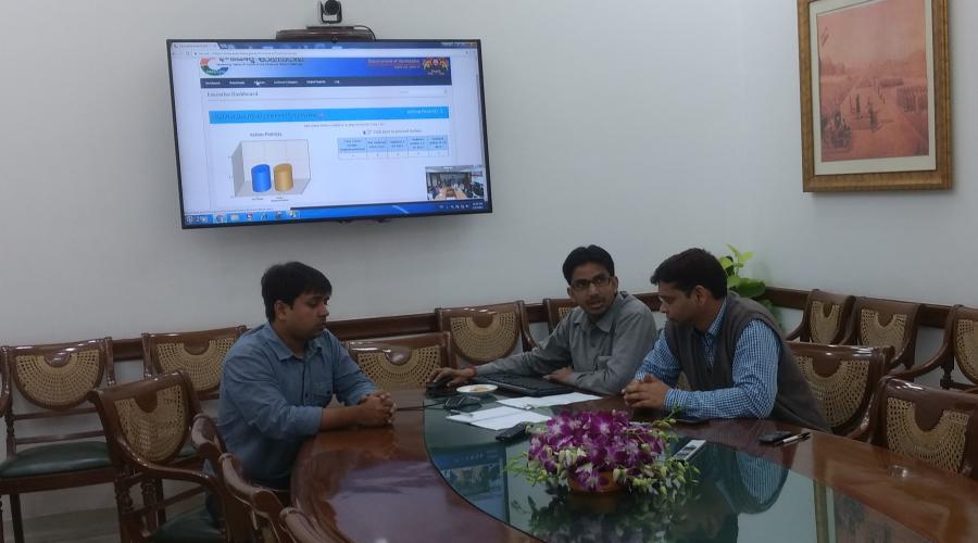 Officials of Cabinet Secretariat Informatics Division during Training Session