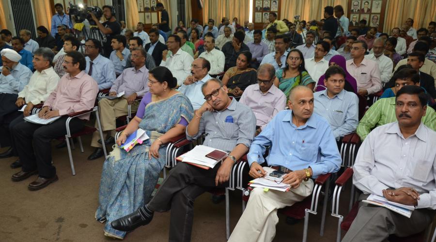 Officials of Govt. of Andhra Pradesh, Member of FICCI and FAPCCI presents during the launch of e-PMS State Portal for Andhra Pradesh