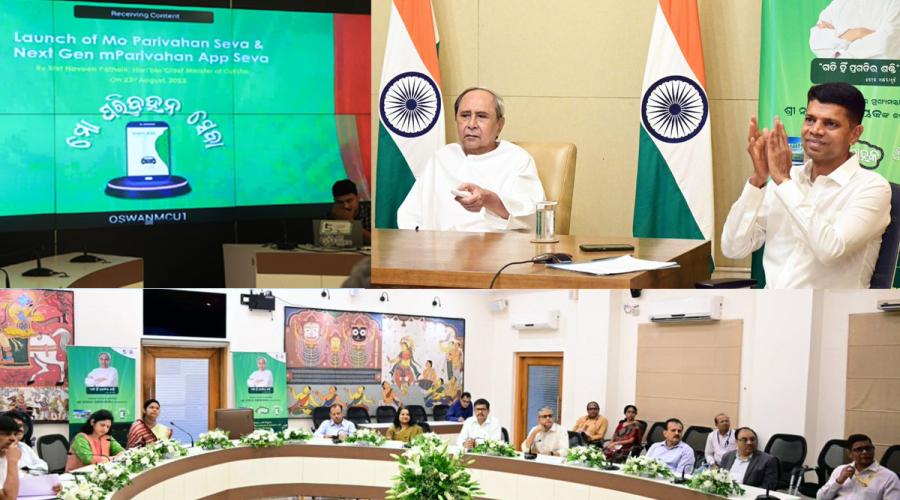 Launch of Mo Parivahan Seva and Next Gen mParivahan App  By Honourable Chief Minister, Odisha