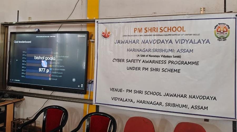Cyber Safety Awareness Programme Under PM Shri Scheme