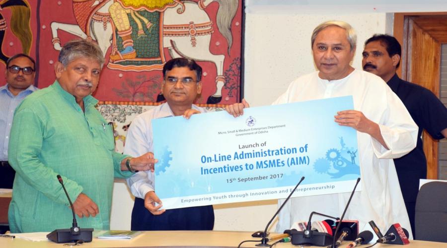 Honourable Chief Minister, Odisha launching AIM