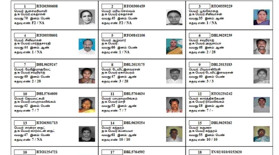 Photo Electoral Roll