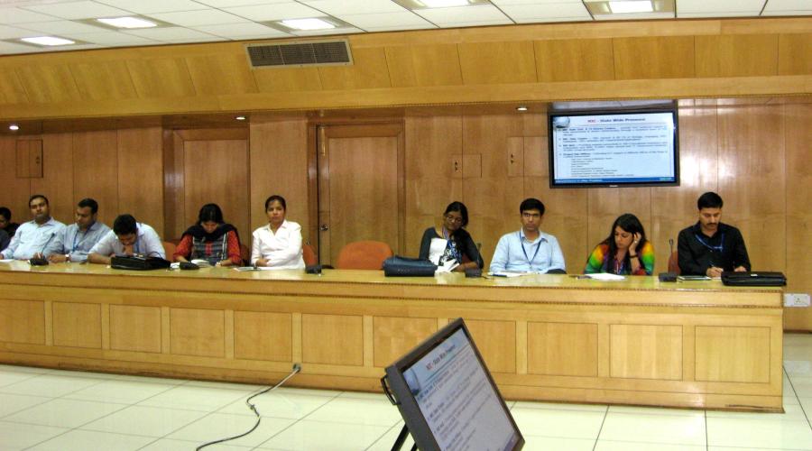 IAS & IFS Probationers from different districts during the workshop