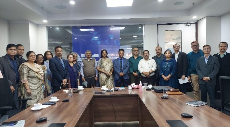 NIC Assam officials with Chief Secretary Assam