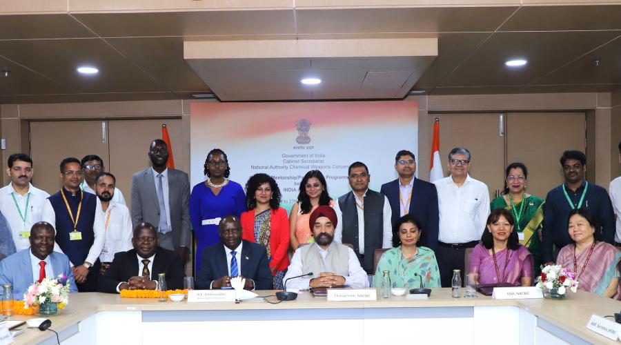 KENYA delegation with NACWC Cabinet Secretariat Officials