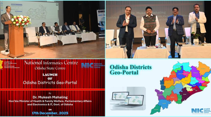Launching of Odisha Districts Geo-Portal