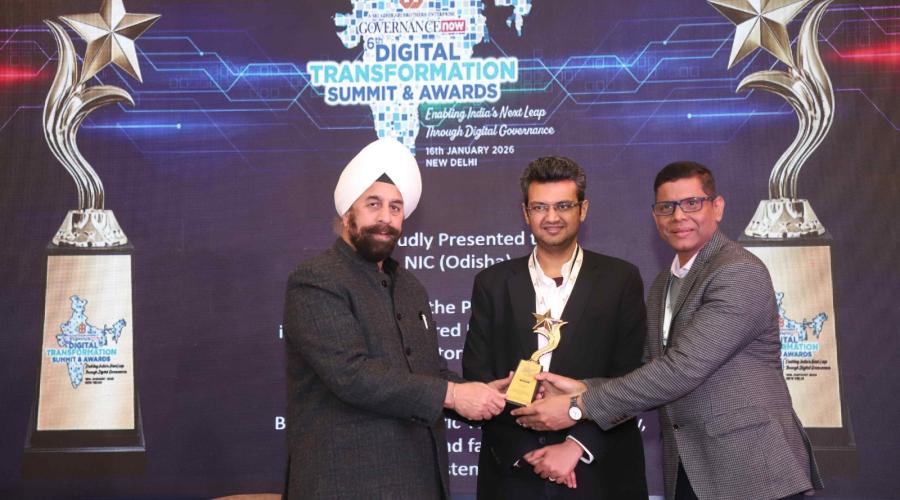 NIC Odisha Wins Two Prestigious Awards at 6th Digital Transformation Summit & Awards
