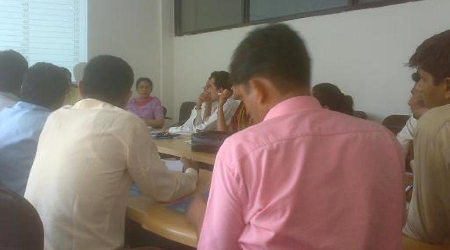 Participants are interacting with Instructor