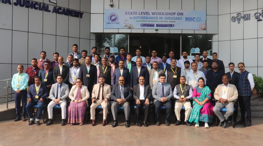 State Level Workshop on e-GOVERNANCE IN JUDICIARY at Odisha Judicial Academy