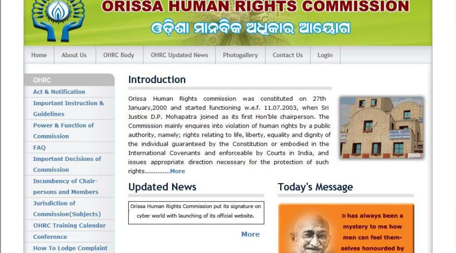  Orissa Human Rights Commissionohrc