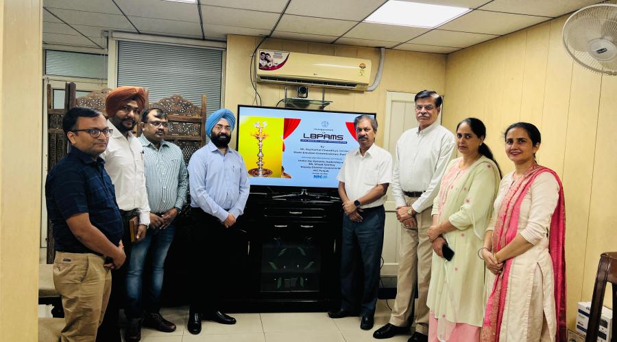 State Election Commission, Punjab Unveils Local Bodies Poll Activity Monitoring System (LBPAMS) developed by NIC Punjab for Gram Panchayat Elections 2024