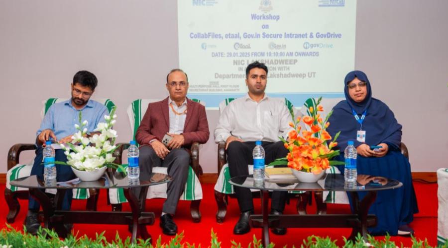 Workshop on Digital Governance Solutions conducted in Lakshadweep