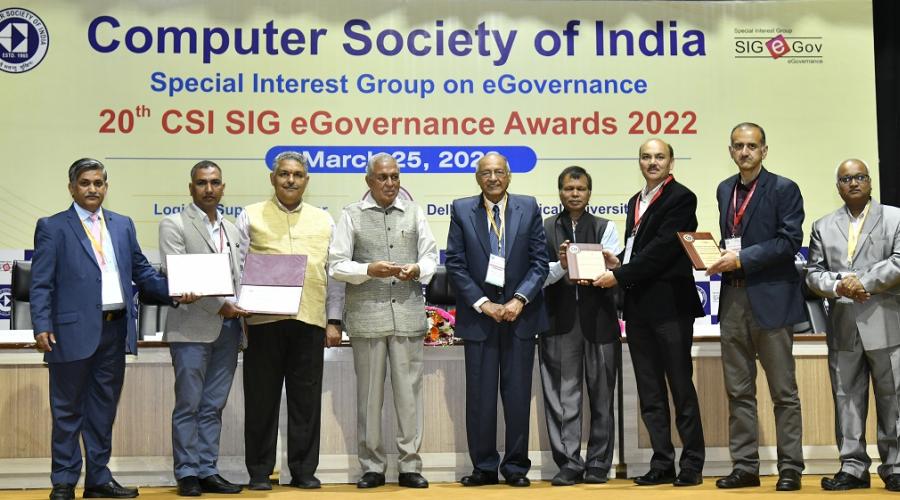 CSI eGovernance Award of Excellence for Works MIS Software